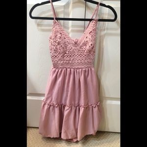 Pink junior dress